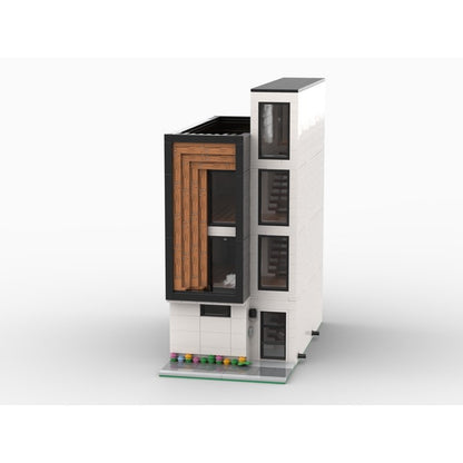 Modular Modern Town House MOC Building Kit | Contemporary Architecture - 1