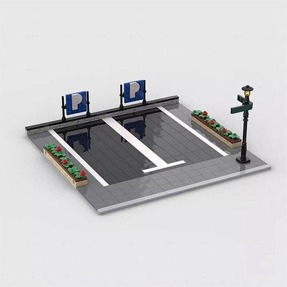Modular Parking Garage MOC Building Kit | Urban City Architecture Model - 2