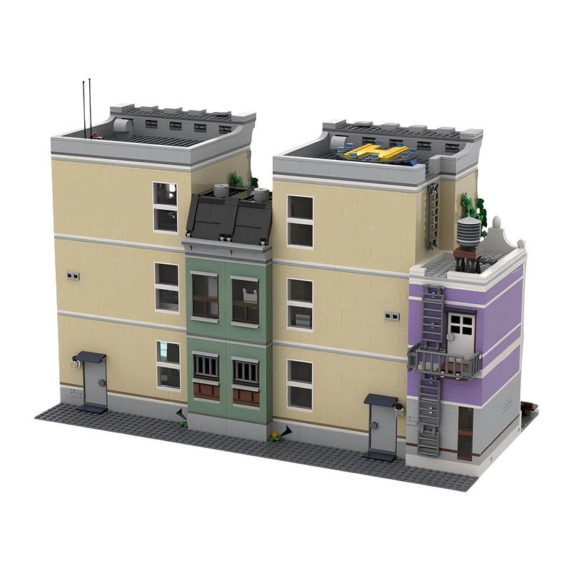 Modular Police Station Extension Building Kit | LEGO-Compatible MOC - 3