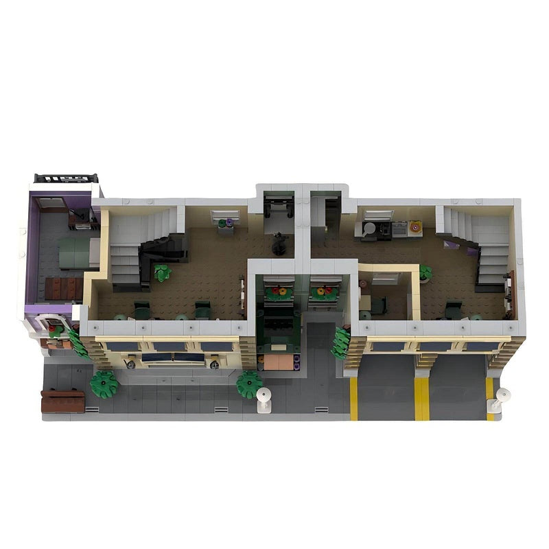 Modular Police Station Extension Building Kit | Compatible MOC - 4