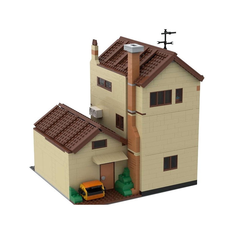 Modular Suburban Cartoon Family House Building Kit | LEGO-Compatible MOC - 5