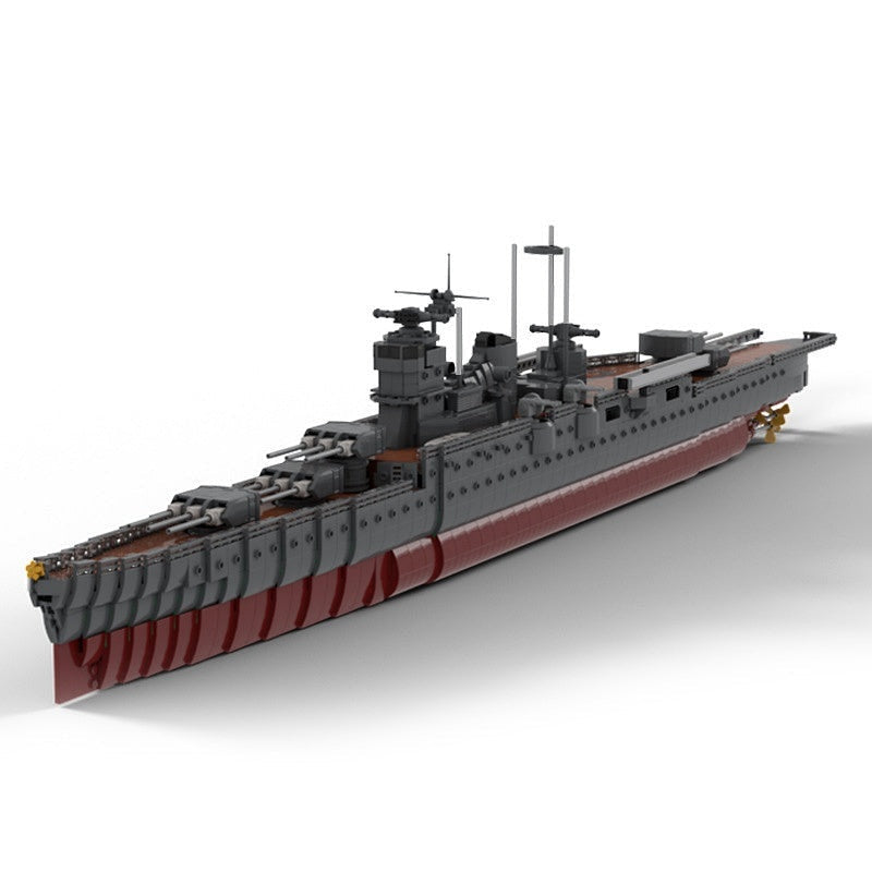 Mogami Heavy Cruiser MOC Building Kit | WWII Naval Warship Model - 2