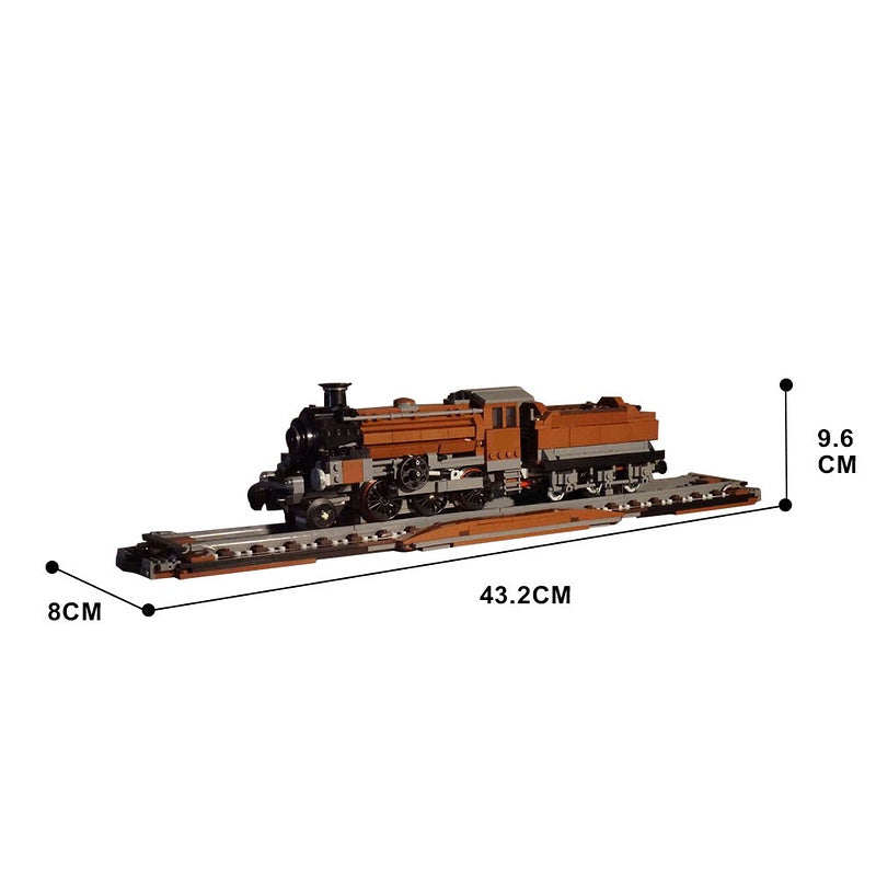 Mogul 2-6-0 Steam Locomotive MOC Building Kit | Vintage Railway Engine Model - 5