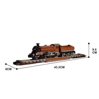 Mogul 2-6-0 Steam Locomotive MOC Building Kit | Vintage Railway Engine Model - 5