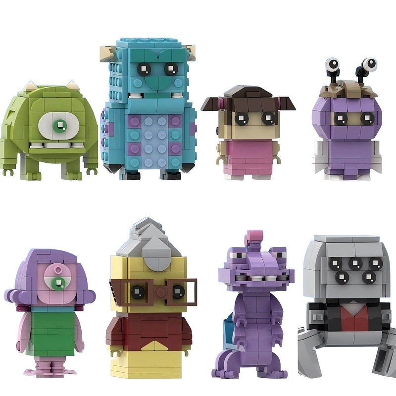 Monster Factory BrickHeadz Building Kit | LEGO-Compatible MOC - 8