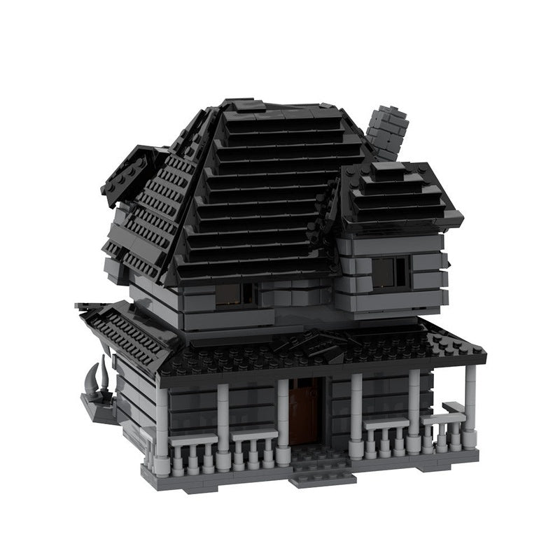 Monster House MOC Building Kit | Haunted Fantasy Architecture Model - 3