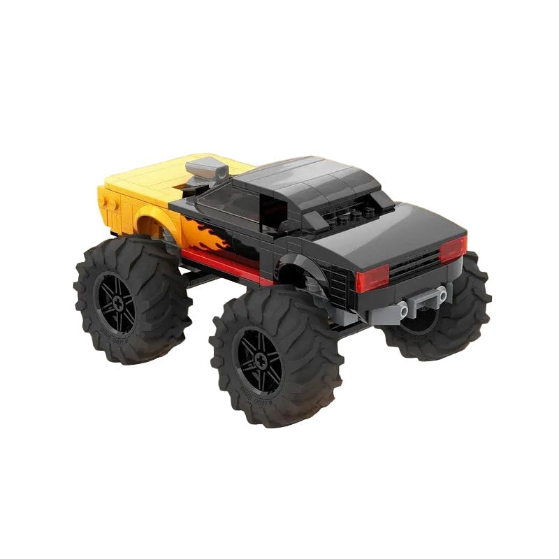 Monster Muscle Car MOC Building Kit | Powerful Vehicle Model - 2