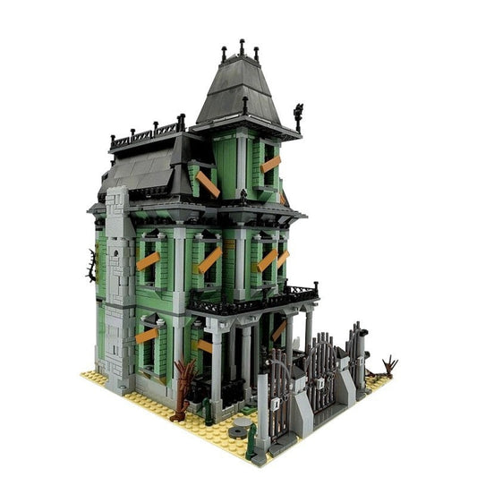 Monsters Haunted Mansion MOC Building Kit | Spooky Architecture Model - 1