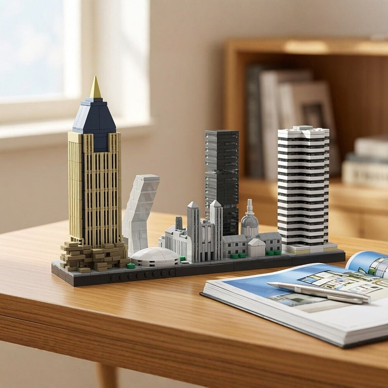 Montreal Skyline Building Kit | Canada City LEGO-Compatible MOC - 1