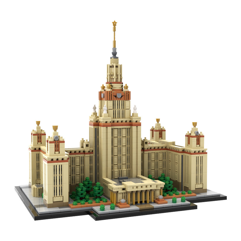 Moscow State University Building Kit | 1:800 Scale | LEGO-Compatible MOC - 3