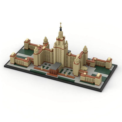 Moscow State University Skyline MOC Building Kit - 1
