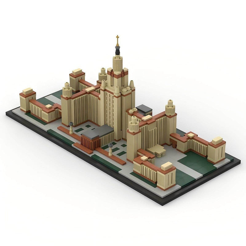 Moscow State University Skyline MOC Building Kit - 2