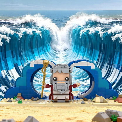 Moses Parting the Red Sea MOC Building Kit | Biblical Diorama Model - 3