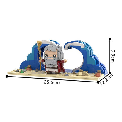 Moses Parting the Red Sea MOC Building Kit | Biblical Diorama Model - 4