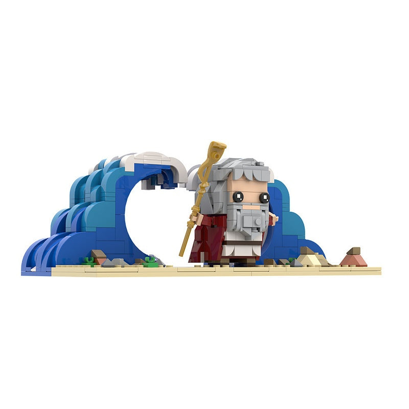Moses Parting the Red Sea MOC Building Kit | Biblical Diorama Model - 5