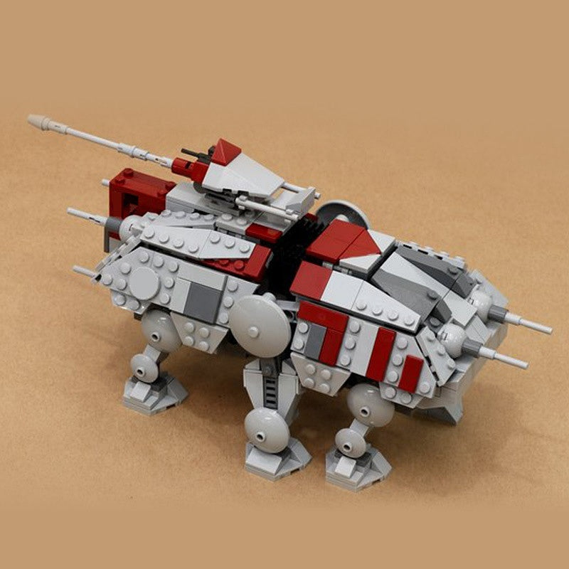 Motorized 6-Legged Galactic Walker MOC Building Kit | Sci-Fi Mecha Model - 3