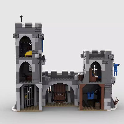 Mountain Tower MOC Medieval Architecture Building Kit - 5
