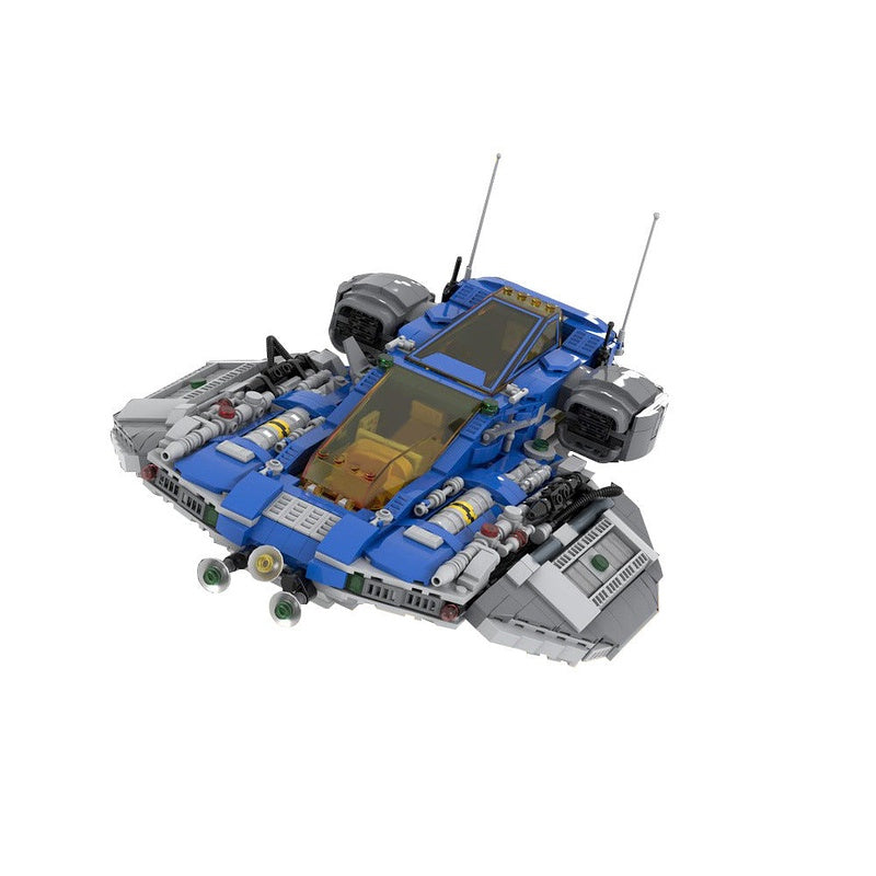 MPV Reliant Spaceship MOC Building Kit | Futuristic Spacecraft - 1