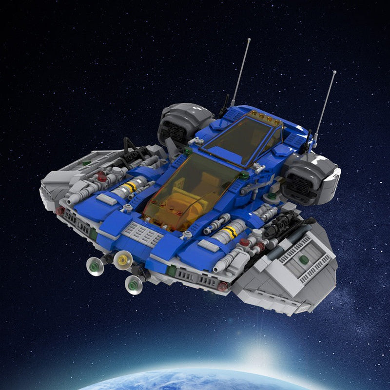 MPV Reliant Spaceship MOC Building Kit | Futuristic Spacecraft - 2