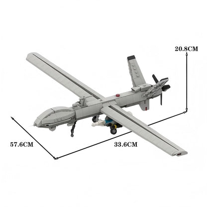 MQ-1 Predator Drone MOC Building Kit | 1:35 Military Aircraft Model - 2