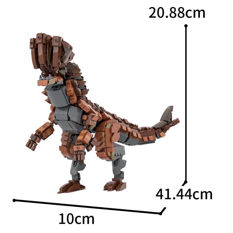 Muddy Armored Dragon MOCBuilding Kit | LEGO-Compatible MOC - 5