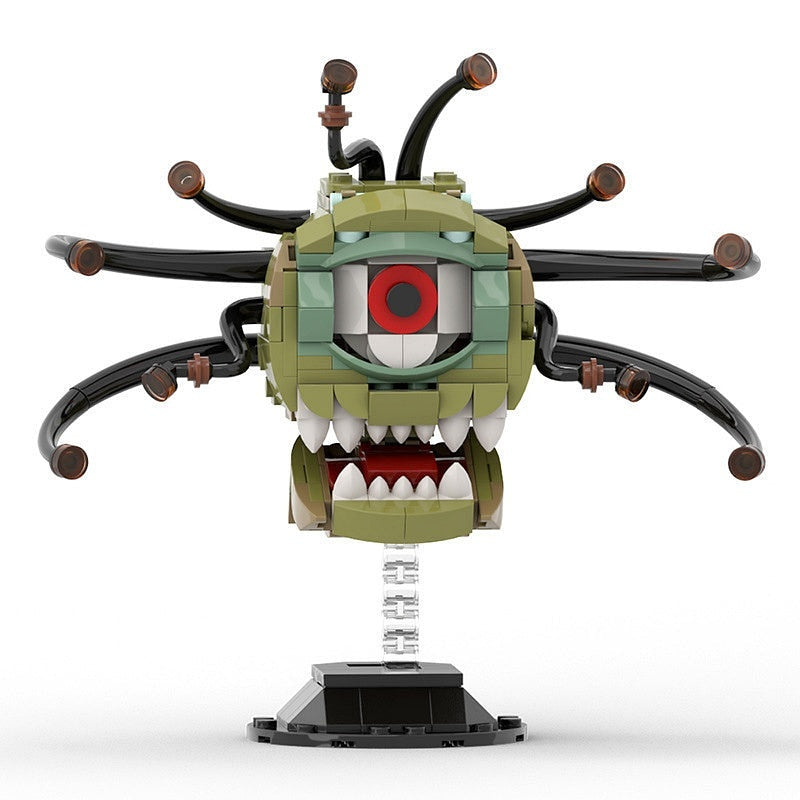 Multi-Eyed Floating Dungeon Boss MOC Building Kit | Fantasy Monster - 4