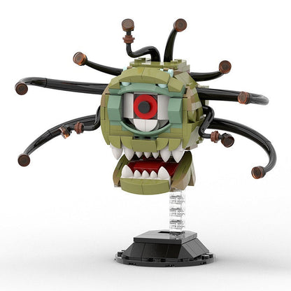 Multi-Eyed Floating Dungeon Boss MOC Building Kit | Fantasy Monster - 5