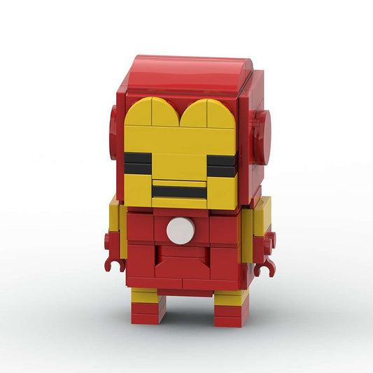 Multiverse Superhero BrickHeadz Building Kit | Cinematic Hero LEGO-Compatible MOC - 1