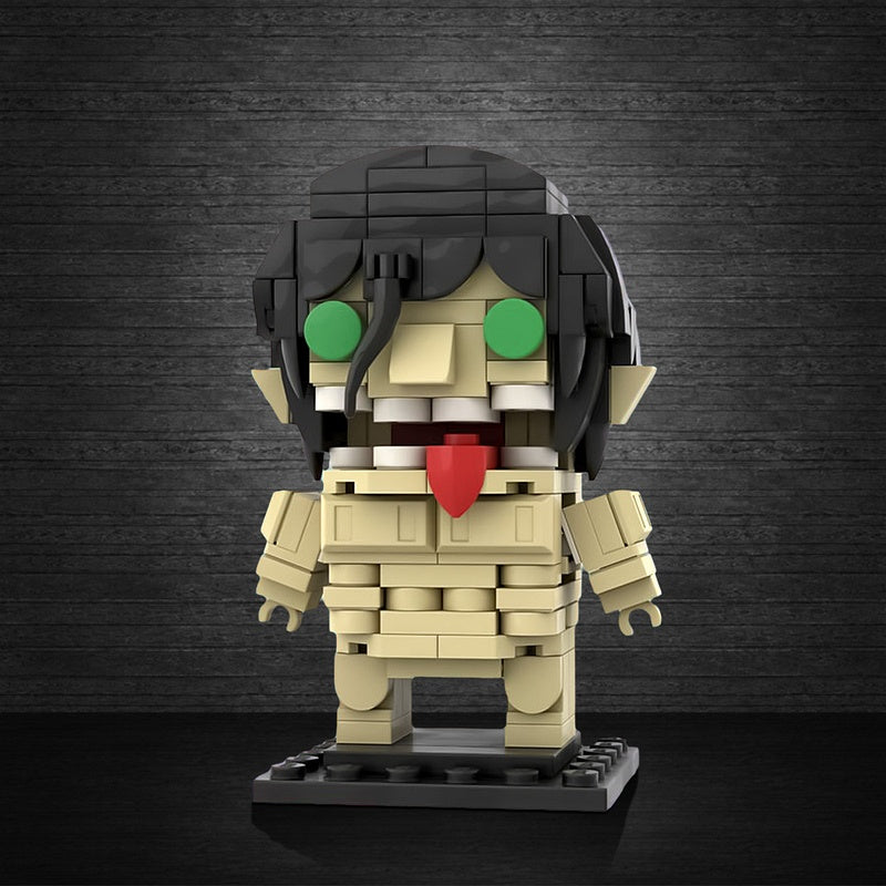 Muscular Giant Cube Character MOC Building Kit | Display Figure - 2