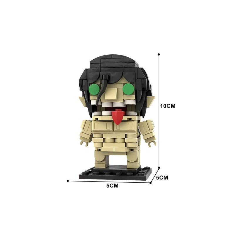Muscular Giant Cube Character MOC Building Kit | Display Figure - 4