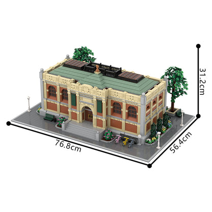 museum building kit | lego compatible moc - 4