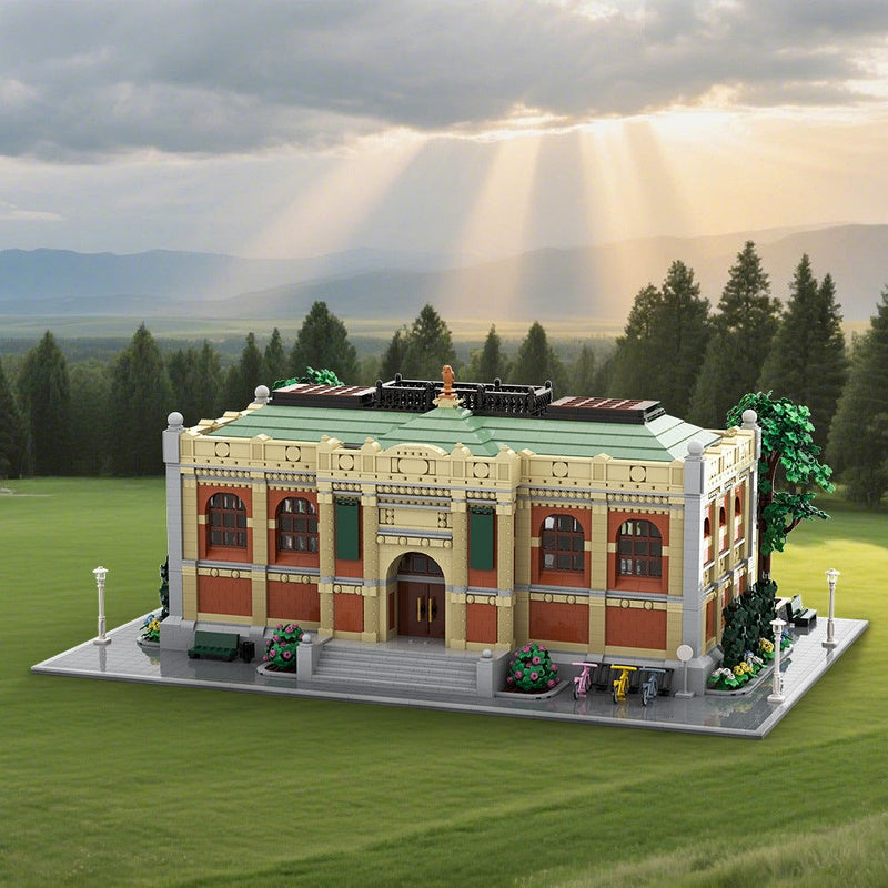 Museum MOC Building Kit | Cultural Architecture Display Model - 2