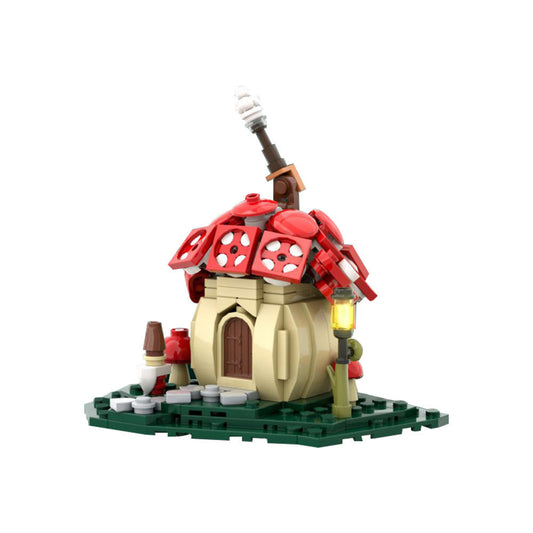 Mushroom Cottage Building Kit | LEGO-Compatible MOC - 1
