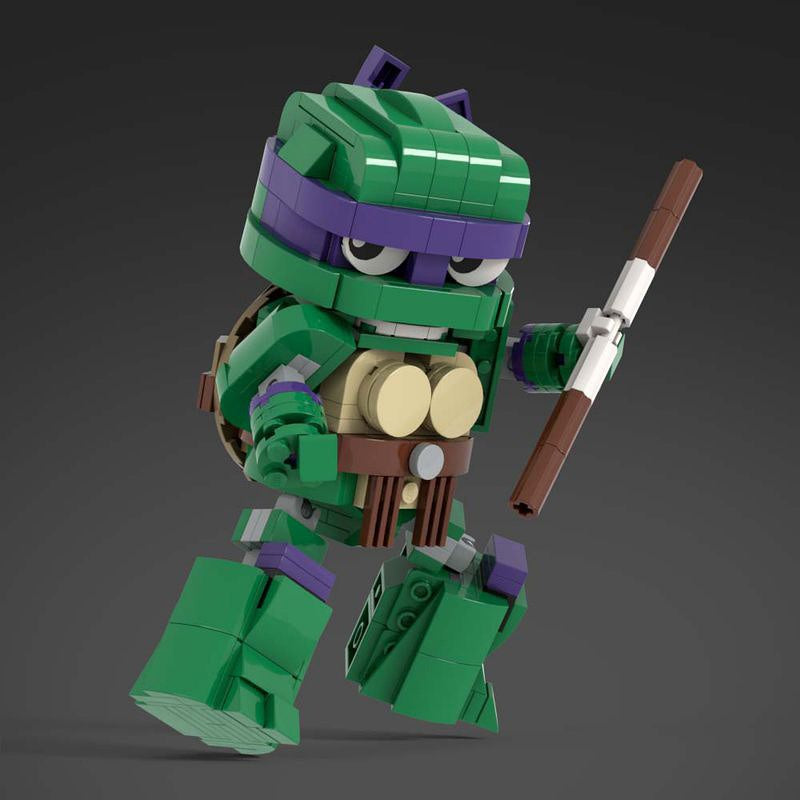 Mutant Ninja Turtle Hero Team 4 Character Building Kit | Compatible MOC - 3