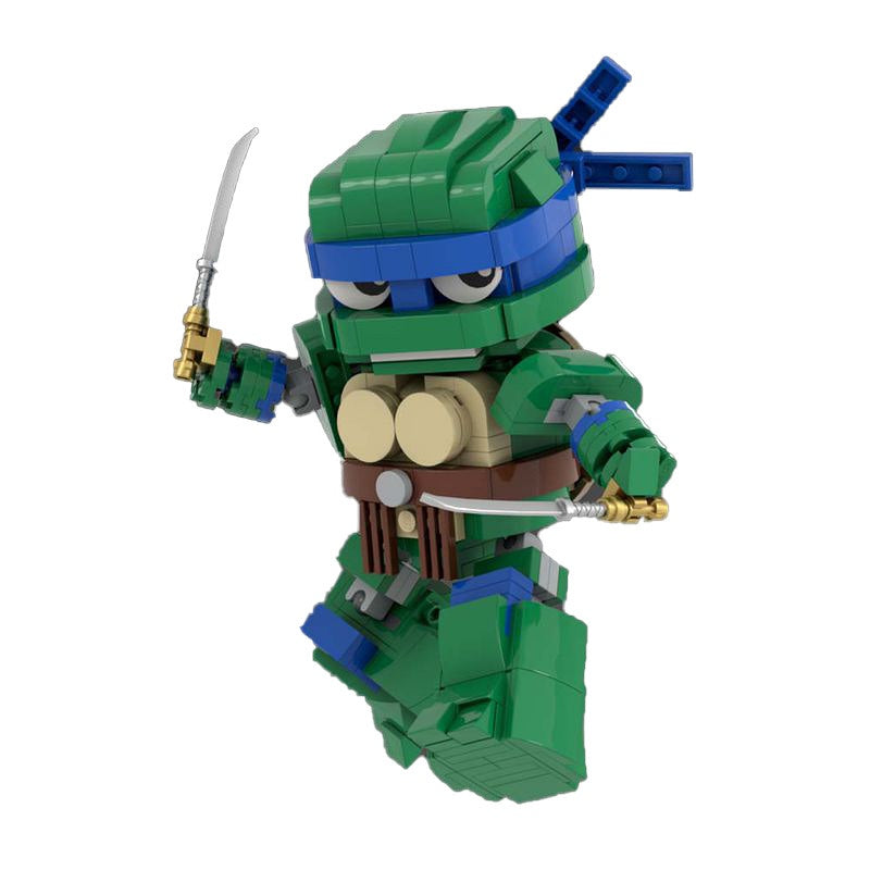 Mutant Ninja Turtle Hero Team 4 Character Building Kit | Compatible MOC - 5