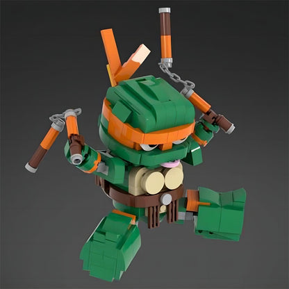 Mutant Ninja Turtle Hero Team 4 Character Building Kit | LEGO-Compatible MOC - 9