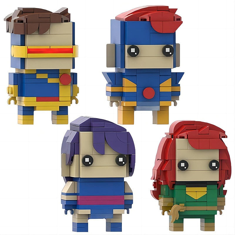 Mutant Superhero Team BrickHeadz Building Kit | LEGO-Compatible MOC - 18