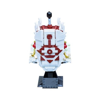 Mystic Ninja Clan Leader Helmet MOC Character Display Building Kit - 4