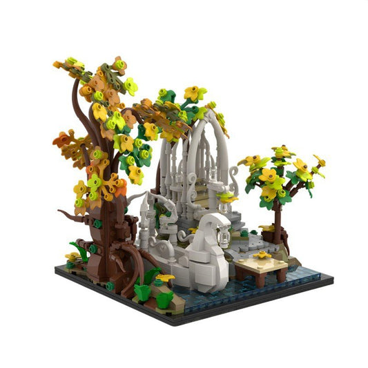Mystical Elven Forest Building Kit | LEGO-Compatible MOC - 1