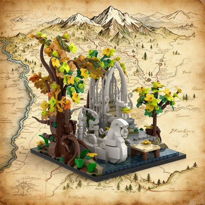 Mystical Elven Forest Fantasy MOC Building Kit - 5