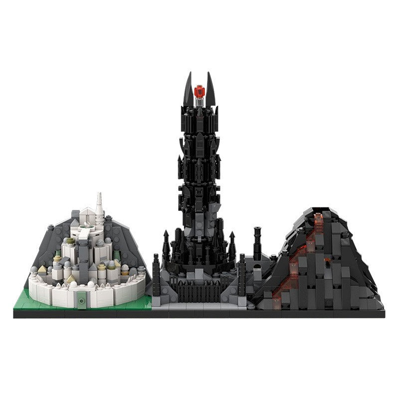 Mythic Fantasy Kingdom Skyline Building Kit | LEGO-Compatible MOC - 3