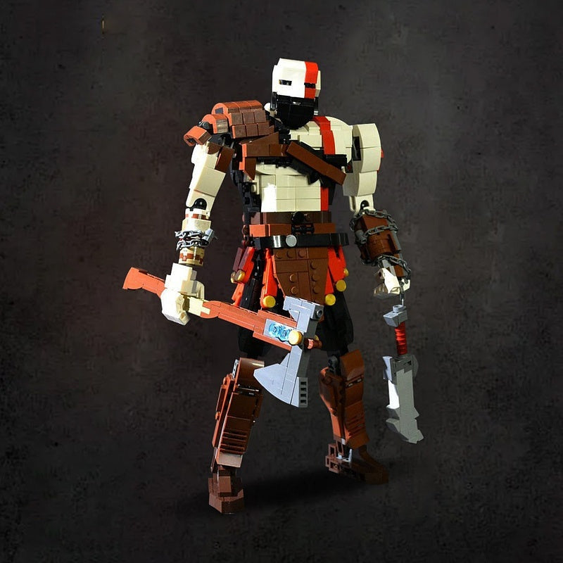Mythic Spartan Warrior MOC Character Figure Building Kit - 3