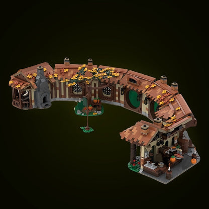 Mythical Halfling Village Tavern MOC Building Kit | Fantasy Architecture - 4