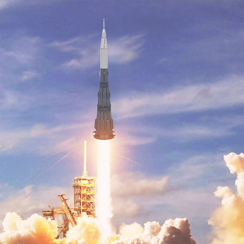 N1 Launch Vehicle MOC Building Kit | Soviet Space Rocket Model - 7
