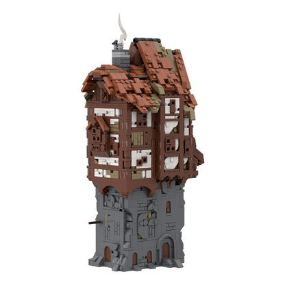 Nameless Village MOC Building Kit | Medieval Fantasy Settlement Model - 2