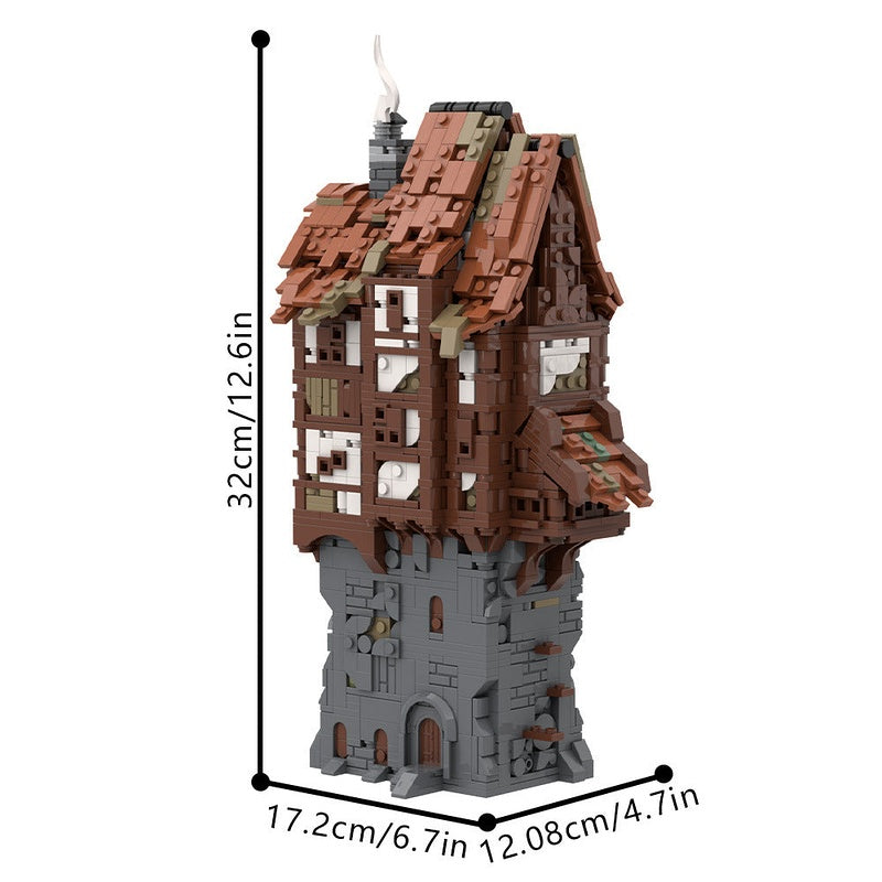 Nameless Village MOC Building Kit | Medieval Fantasy Settlement Model - 4