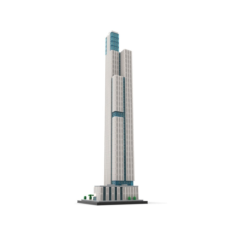 Nanjing Financial City Tower 1 MOC 1:800 Skyscraper Building Kit - 2