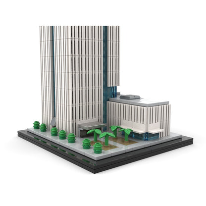 Nanjing Financial City Tower 1 MOC 1:800 Skyscraper Building Kit - 4