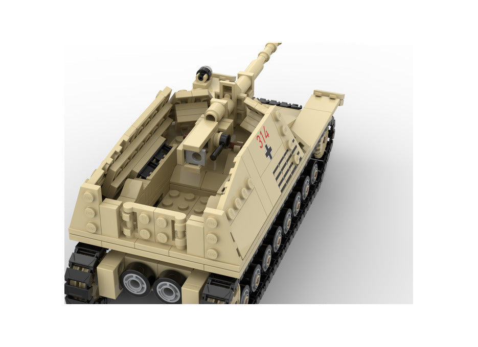 Nashorn Tank Destroyer Building Kit | LEGO-Compatible MOC - 2