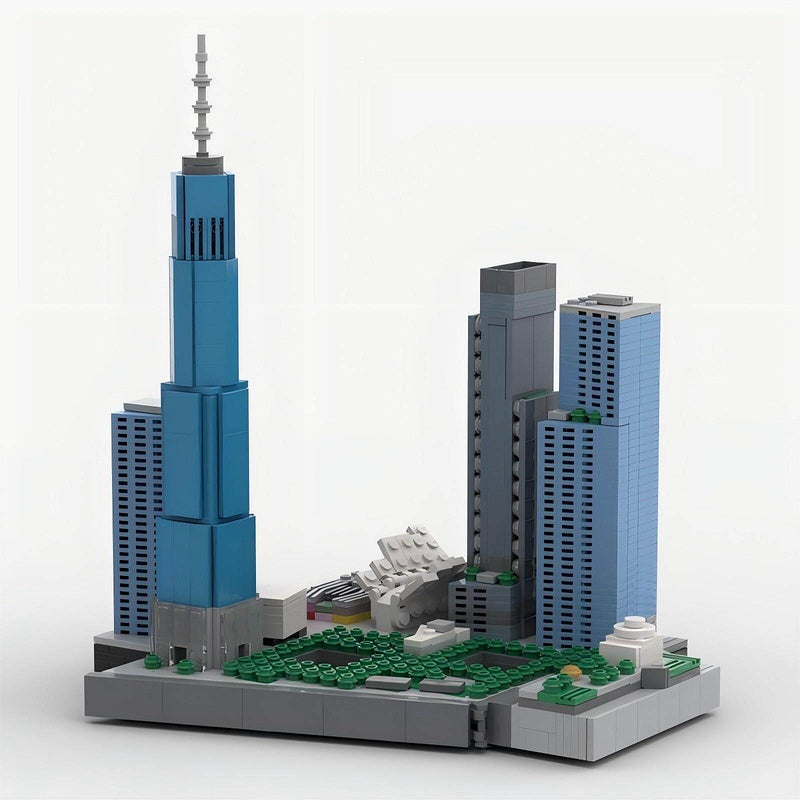 New World Trade Center NYC Building Kit | LEGO-Compatible MOC - 1